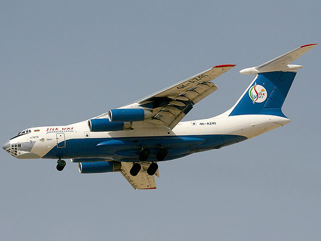 В Израиль прибывает очередной военно-транспортный самолет из Азербайджана