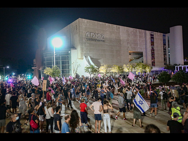 Акции протеста в условиях общего карантина. Фоторепортаж из Тель-Авива