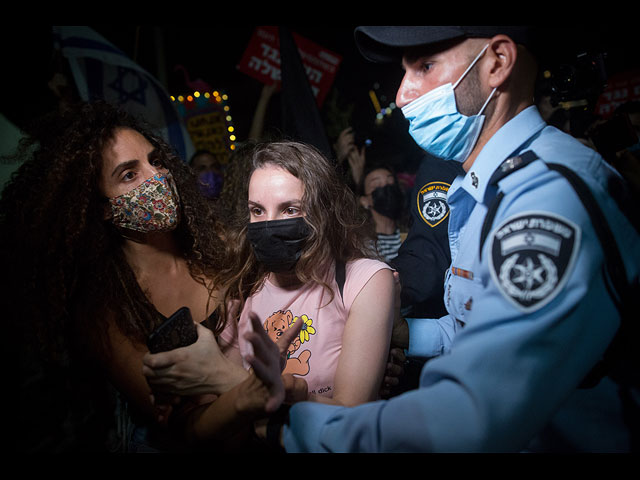 Акции протеста в условиях общего карантина. Фоторепортаж из Тель-Авива