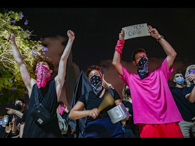 Акции протеста в условиях общего карантина. Фоторепортаж из Тель-Авива