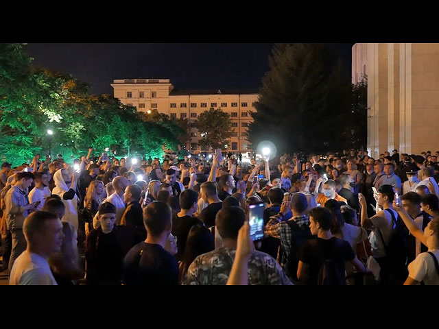 Акция поддержки в Хабаровске 12 июля 2020 года (иллюстрация)