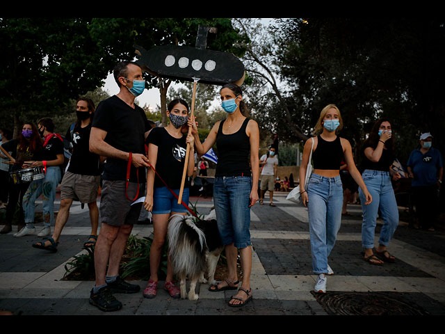 В Израиле вновь прошли массовые демонстрации против Нетаниягу. Фоторепортаж
