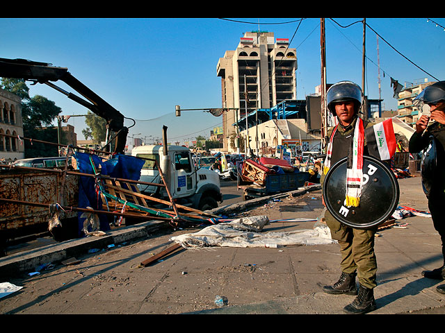 Полиция Багдада снесла лагерь оппозиции на площади Тахрир
