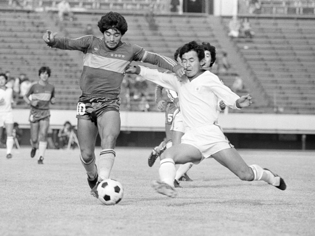 Диего Марадона в 1982 году