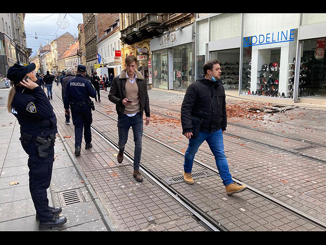 Последствия необычно сильного землетрясения в Хорватии. Фоторепортаж