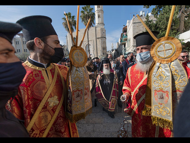 Празднование Рождества в Вифлееме в эпоху коронавируса. Фоторепортаж