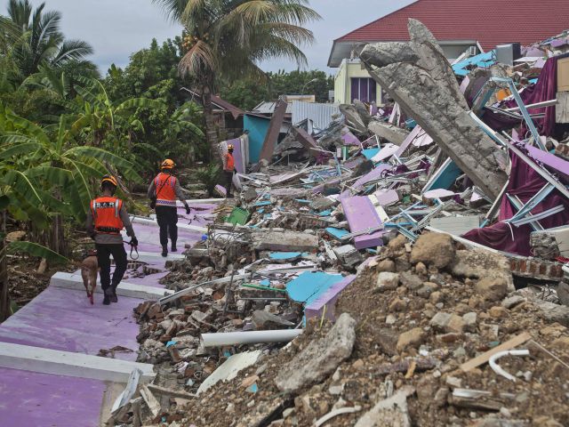 Жертвами землетрясения в Индонезии стали не менее 56 человек