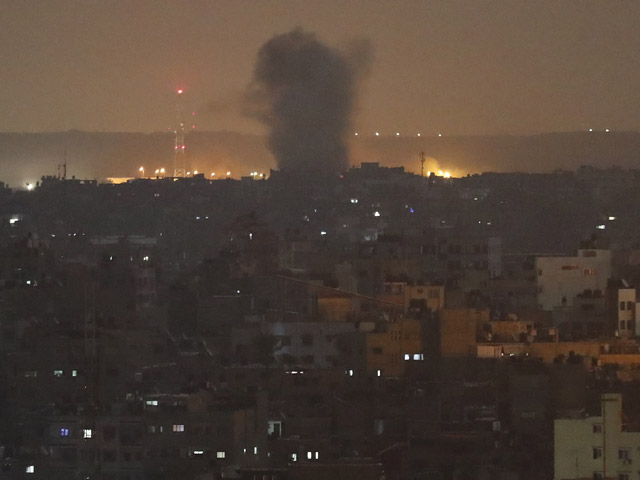 ВВС ЦАХАЛа нанесли удары по целям в Газе в ответ на ракетный обстрел