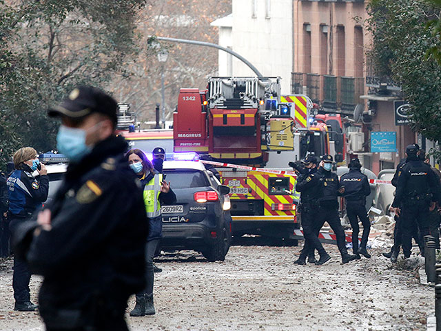 В центре Мадрида прогремел сильный взрыв, есть жертвы
