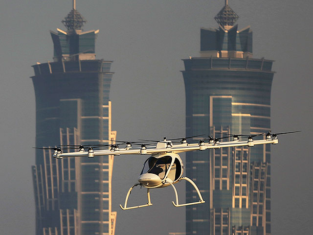 Воздушное такси Volocopter в Дубае