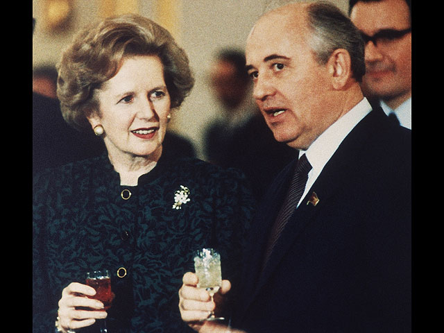 С Маргарет Тэтчер, 1987 год