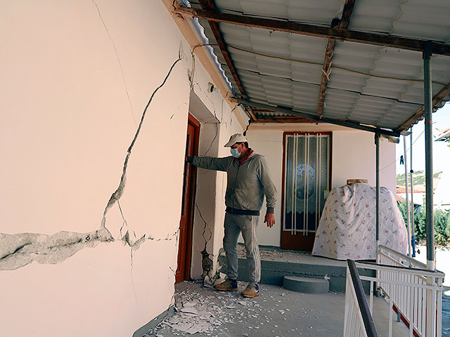 Землетрясение в Греции. Фоторепортаж