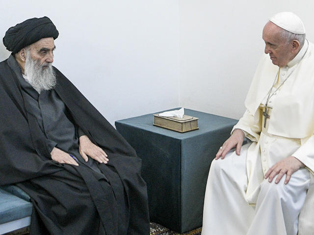 Папа Римский встретился в Наджафе с духовным лидером иракских шиитов