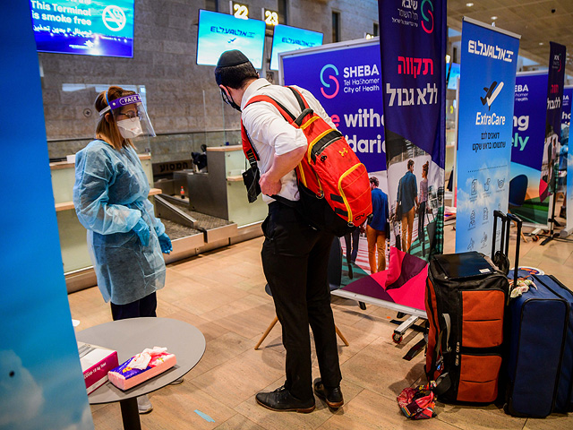 Положение об обязательном тесте на коронавирус для прилетающих в Израиль продлено до апреля