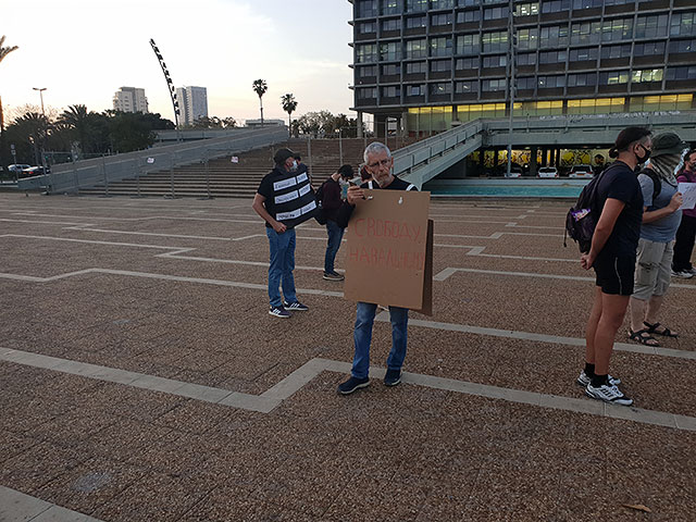 Акция в поддержку Навального в Тель-Авиве. Фоторепортаж