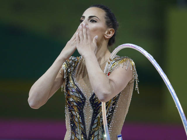 Линой Ашрам стал победительницей этапа Кубка мира в Баку в упражнениях с обручем