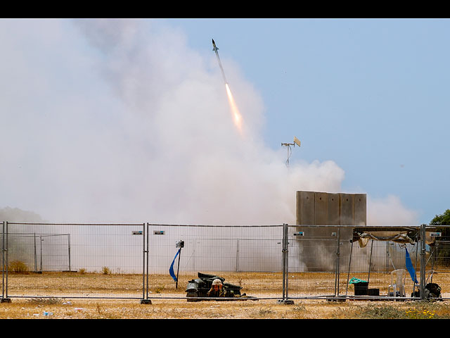 Запуск ракеты комплексом ПВО "Железный купол". 11 мая 2021 года