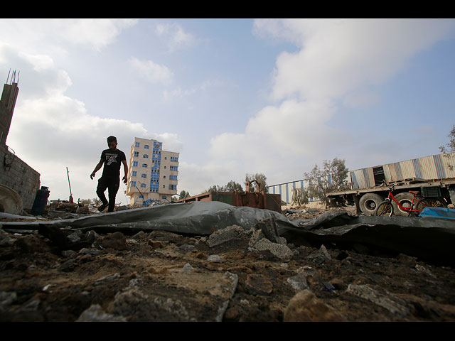 Сектор Газы после ответного авиаудара. 11 мая 2021 года