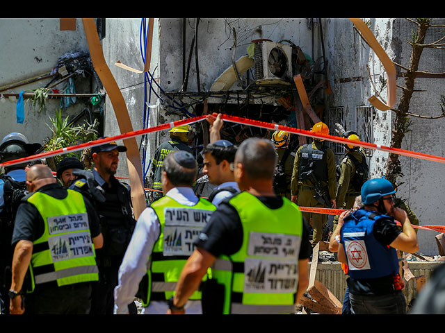 Один дом в Ашдоде, одна ракета из Газы. Фоторепортаж