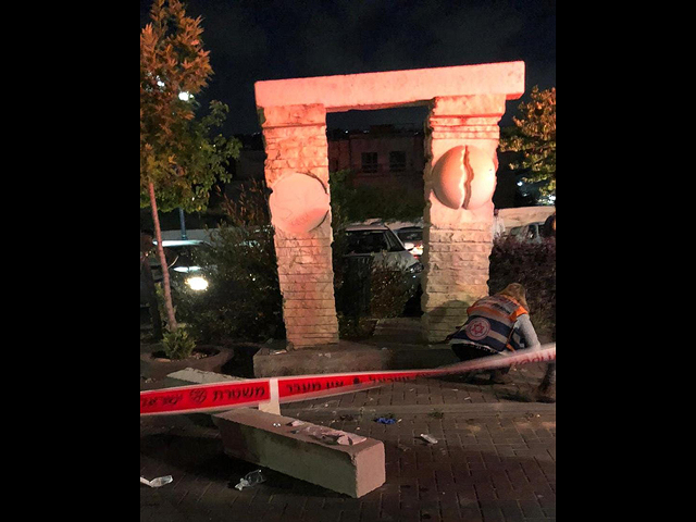 В Маалоте бетонная колонна упал на занимавшегося спортом подростка