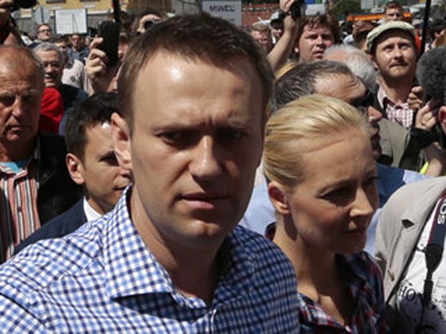 Алексей и Юлия Навальные. Москва, 2013