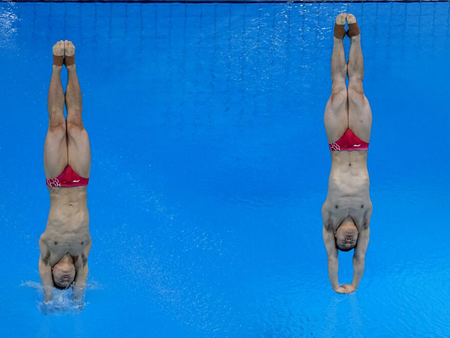 Олимпиада. Прыжки в воду. Победили китайцы. Россияне на восьмом месте