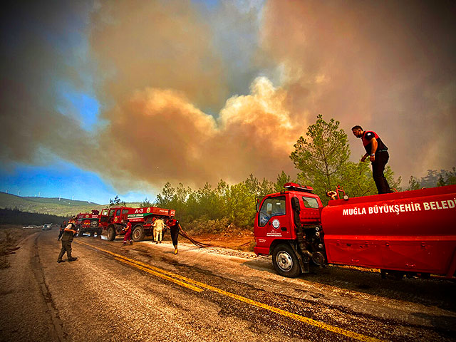 Турция взывает к международной помощи из-за лесных пожаров