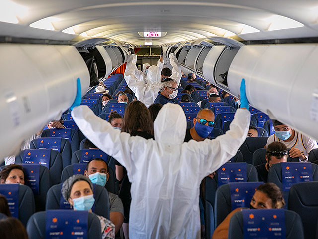 Пилотный проект минздрава: в самолетах "Эль-Аля" начнут делать проверки на коронавирус