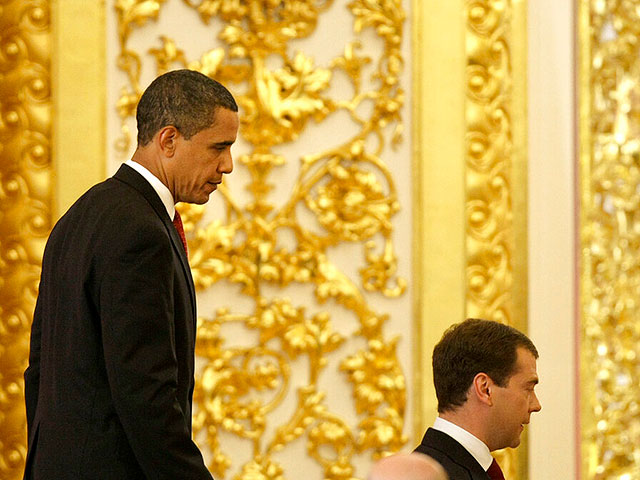 С Дмитрием Медведевым, 2009 год
