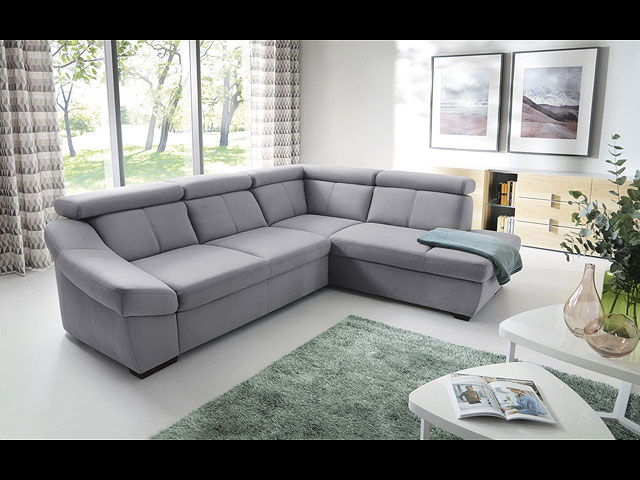 Vapiano - это угловой раскладной диван со встроенной кроватью и ящиком для белья
