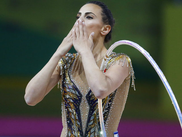 Олимпиада. Художественная гимнастика. Линой Ашрам после двух упражнений занимает пятое место