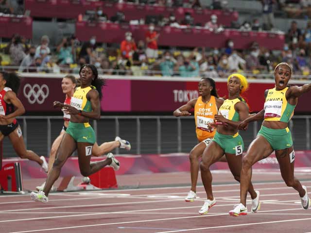 Олимпиада. Легкая атлетика. Триумф женщин-спринтеров с Ямайки
