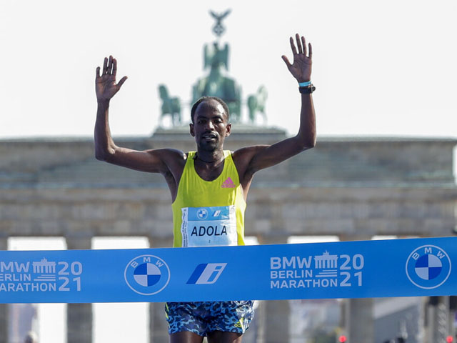 Берлинский марафон. Победил эфиоп Гуйе Адола. Израильтянин на 12-м месте