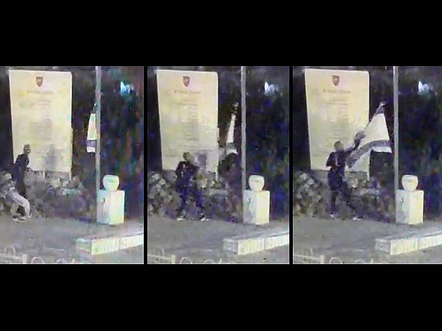 Задержаны двое вандалов из Шуафата, сорвавших флаг Израиля рядом с памятником десантникам в Иерусалиме