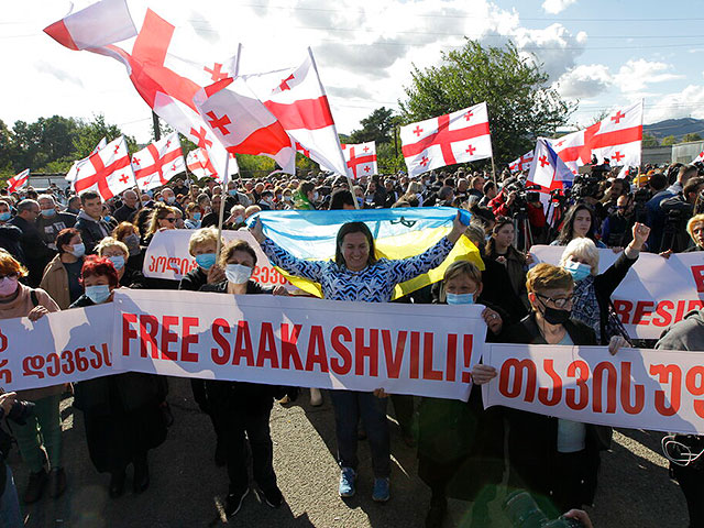 Партия Саакашвили планирует проведение масштабных протестов в Грузии
