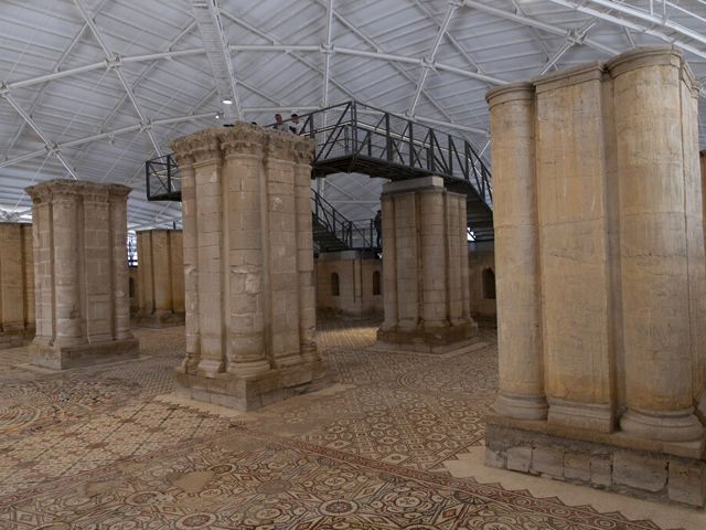 Дворец халифа Хишама под Иерихоном открыт после реставрации. Фоторепортаж