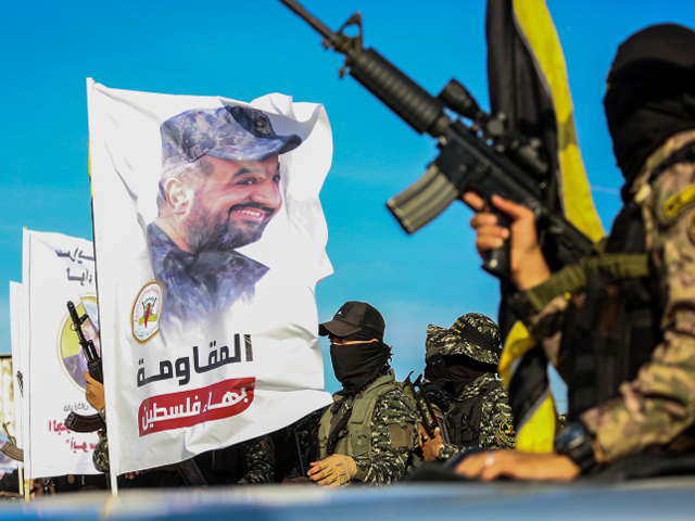 Два года после "Черного пояса": боевики "Исламского джихада" устроили "парад" в Газе. Фоторепортаж