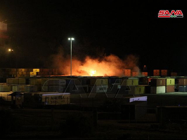 SANA: ВВС Израиля нанесли удар по цели в сирийском порту Латакия