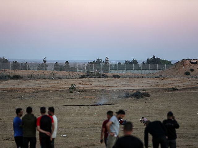 Стрельба на границе Газы, один человек ранен