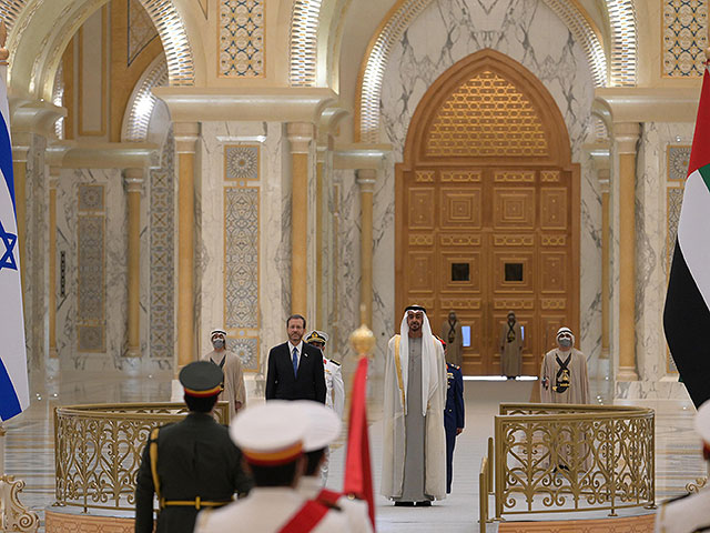 Президент Герцог на переговорах с шейхом Мухаммадом: "Мы подаем пример всему миру"