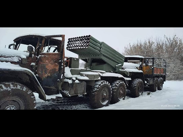 Трофейное оружие и техника, захваченные украинской армией. Фоторепортаж