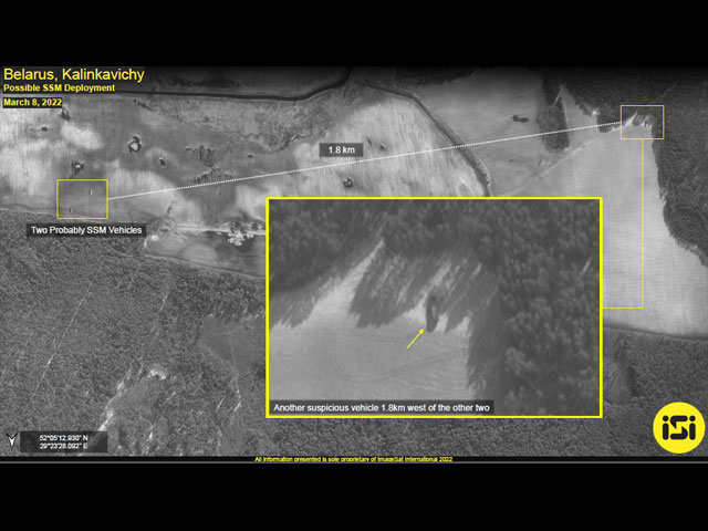 Спутниковые снимки ImageSat: в Гомельской области развернуты российские ракетные комплексы