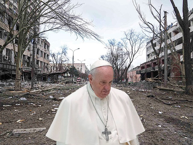 Папа Римский Франциск в своей воскресной проповеди назвал Мариуполь городом-мучеником