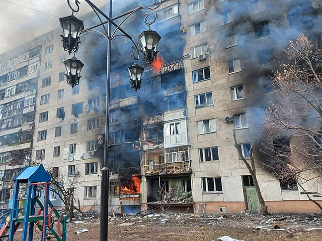 The State Emergency Service of Ukraine reports numerous casualties as a result of shelling of cities in the Luhansk region