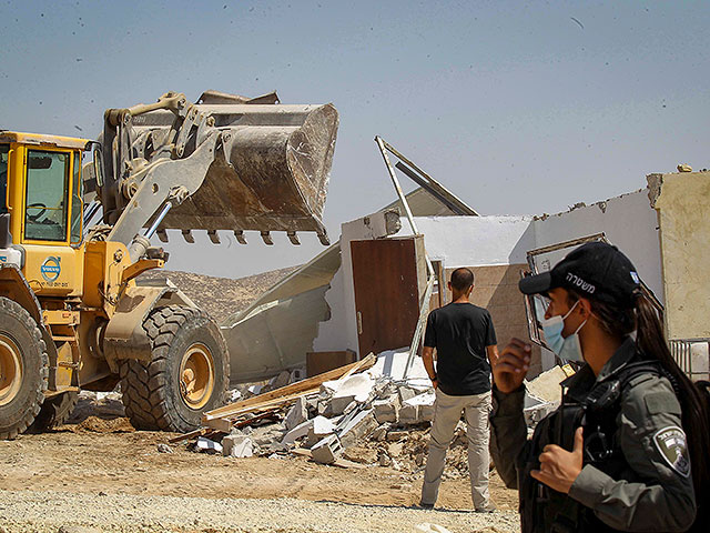 Завершено разрушение зданий на территории форпостов в округе Биньямин