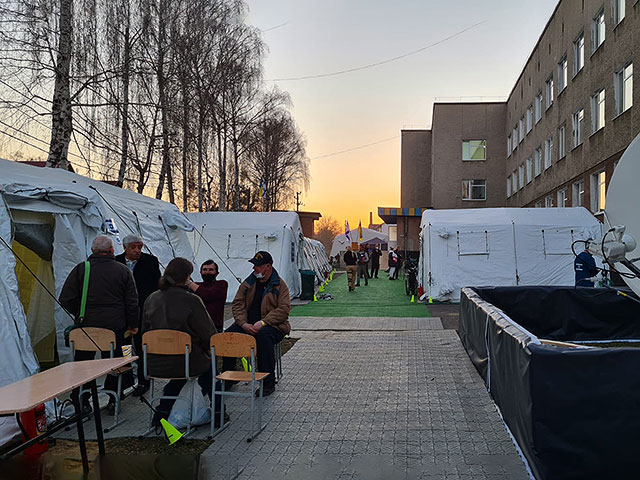 Израильский полевой госпиталь на западе Украины в первый день работы принял 50 пациентов