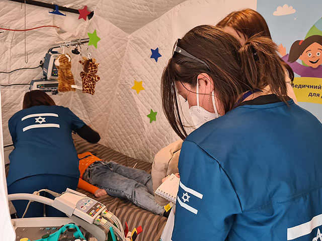 Израильский полевой госпиталь на западе Украины в первый день работы принял 50 пациентов