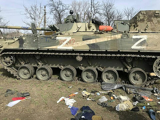 Российская военная техника, оставшаяся в полях и лесах Украины. Фоторепортаж