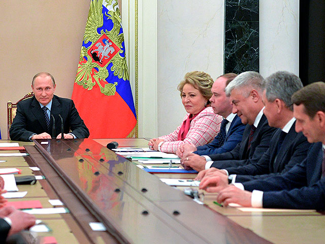 Путин проведет совещание с членами Совбеза РФ