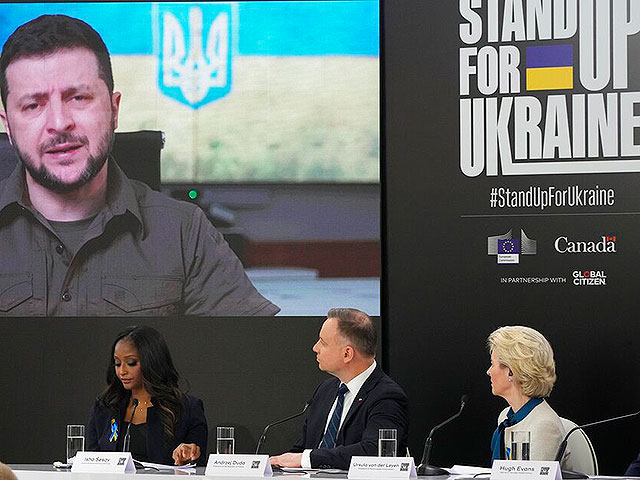Over  billion raised at Stand for Ukraine event